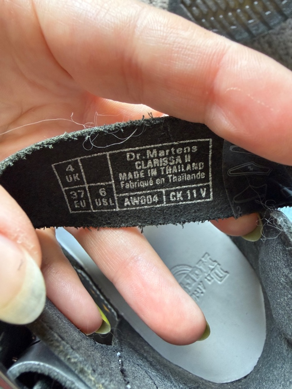 Dr. Martens Clarissa II Silver Platform Sandals - Picture 8 of 8